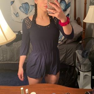 Navy Abercrombie Romper